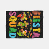 Fiesta Squad Cinco de Mayo voor mannen, vrouwen en Fleece Deken (Voorkant (Horizontaal))