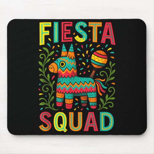 Fiesta squad - cinco mayo feest Mexicaans feest Fi Muismat (Voorkant)