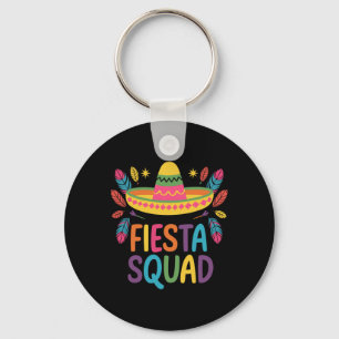 Fiesta Squad Familie Matching Cinco de Mayo Sleutelhanger