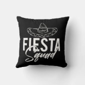 Fiesta Squad Fiesta Bachelorette Party T-shirts, 2 Kussen (Achterkant)