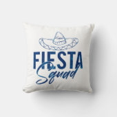 Fiesta Squad Fiesta Bachelorette Party T-shirts, 3 Kussen (Voorkant)