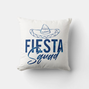 Fiesta Squad Fiesta Meisjesuitstap T-Shirts, 3/3 Kussen