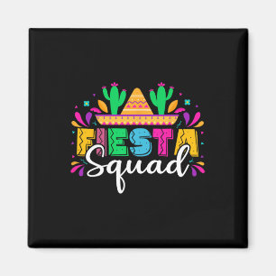 Fiesta Squad Mexicaanse partij Cinco de Mayo Magneet
