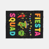 Fiesta squad schattige cactus peper bell pepper ki fleece deken (Voorkant (Horizontaal))