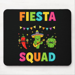 Fiesta squad schattige cactus peper bell pepper ki muismat