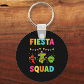 Fiesta squad schattige cactus peper belpeper kinde sleutelhanger (Voorkant)