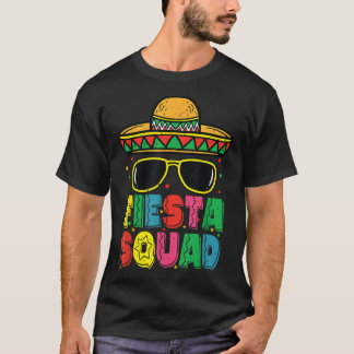 Fiesta Squad Sombrero Cinco De Mayo Mexicaanse Fie T-shirt