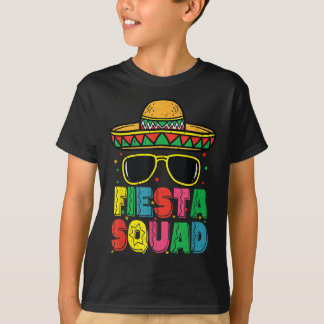 Fiesta Squad Sombrero Cinco De Mayo Mexicaanse Fie T-shirt