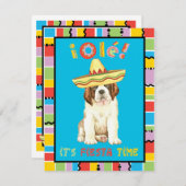 Fiesta St Bernard Kaart (Voorkant / Achterkant)