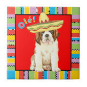 Fiesta St Bernard Tegeltje (Voorkant)