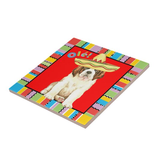 Fiesta St Bernard Tegeltje (Zijkant)