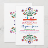 Fiesta Stock The Bar Mexico Verloving Invitation Kaart (Voorkant / Achterkant)