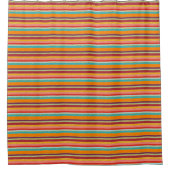 Fiesta Striped Shower Curtain Douchegordijn (Voorkant)