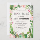 Fiesta Succulent Boho Bridal Brunch Uitnodiging (Voorkant)