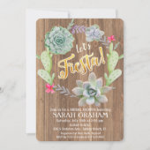 Fiesta Succulent Wreath Bridal Shower Uitnodiging (Voorkant)