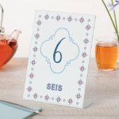 Fiesta-tabelnummers Reclamebord Met Voetstuk (Insitu)