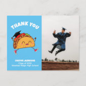 Fiesta Taco Afstuderen Foto Dank u Briefkaart (Voorkant)