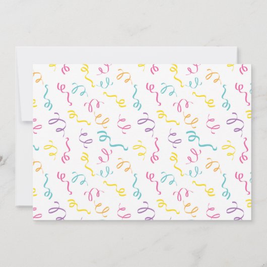 Fiesta Taco Birthday Party Kaart (Achterkant)