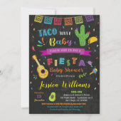 Fiesta Taco Bout a Baby Baby Shower Invitations Kaart (Voorkant)