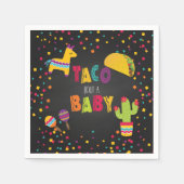 Fiesta Taco Bout a Baby Napkin - Baby shower Servet (Voorkant)