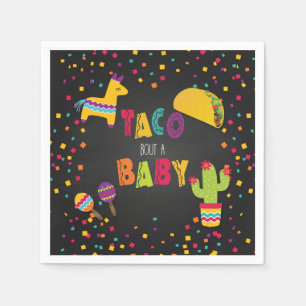 Fiesta Taco Bout a Baby Napkin - Baby shower Servet