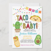 Fiesta Taco Bout A Baby shower Invitation Kaart (Voorkant)