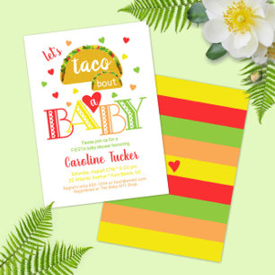 Fiesta Taco Bout a Baby shower Invitation Kaart