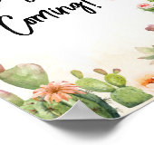 Fiesta Taco 'Bout Baby shower Bedankt voor uw koms Poster (Hoek)