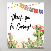Fiesta Taco 'Bout Baby shower Bedankt voor uw koms Poster (Voorkant)