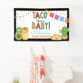 Fiesta Taco Bout' Een Baby Mexicaans Baby shower Spandoek (Insitu)