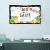 Fiesta Taco Bout' Een Baby Mexicaans Baby shower Spandoek (Beurs)