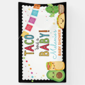Fiesta Taco Bout' Een Baby Mexicaans Baby shower Spandoek (Verticaal)