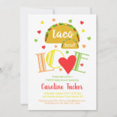 Fiesta Taco Bout Love Baby shower Invitation Kaart (Voorkant)