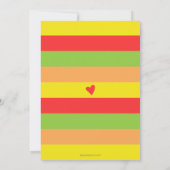 Fiesta Taco Bout Love Baby shower Invitation Kaart (Achterkant)