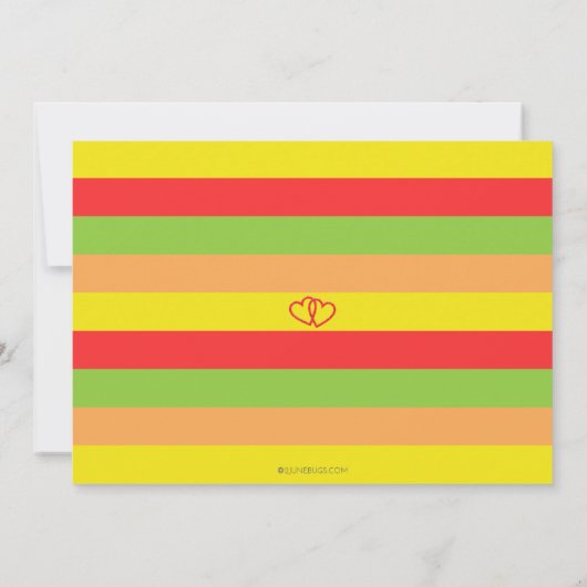 Fiesta Taco Bout Love Bridal Shower Uitnodiging (Achterkant)