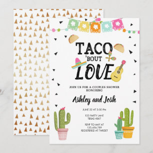Fiesta Taco Bout Love Cactus Couples Shower Kaart