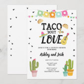 Fiesta Taco Bout Love Cactus Couples Shower Kaart (Voorkant / Achterkant)