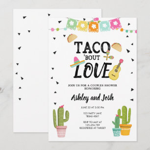 Fiesta Taco Bout Love Cactus Couples Shower Kaart