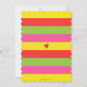 Fiesta Taco Bout of Baby Girl Shower Kaart (Achterkant)