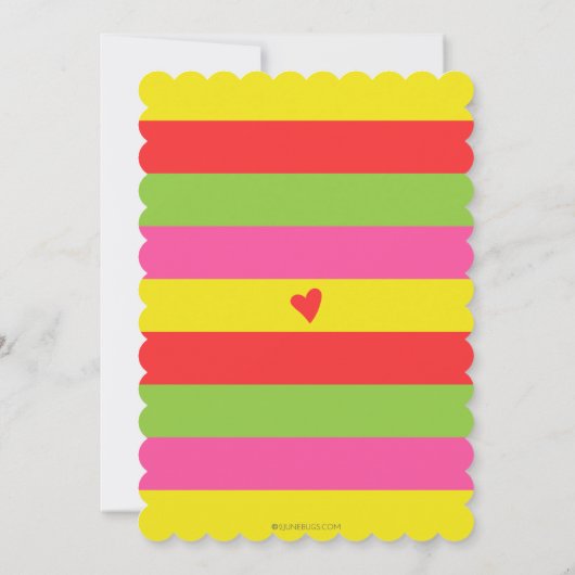 Fiesta Taco Bout of Baby Girl Shower Kaart (Achterkant)