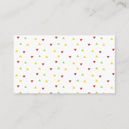 Fiesta Taco Cactus Luier Raffle Baby shower Informatiekaartje (Achterkant)