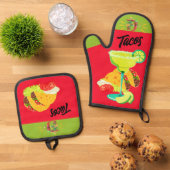 Fiesta Taco Fun Ovenwant & Pannenlap Set (Top down)