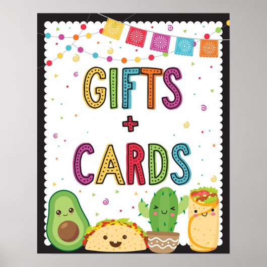 Fiesta Taco Gifts and Kaarten Sign Poster (Voorkant)