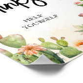 Fiesta Taco 'Over Baby shower Drinken Poster (Hoek)