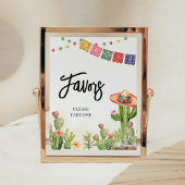 Fiesta Taco 'Over Baby shower gunsten Poster
