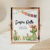 Fiesta Taco 'Over Baby shower Luier Raffle Poster