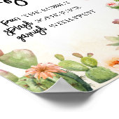 Fiesta Taco 'Over Baby shower Moeder Osa Bar Poster (Hoek)