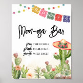 Fiesta Taco 'Over Baby shower Moeder Osa Bar Poster (Voorkant)