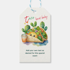 Fiesta Taco 'over Baby shower Schattige Leuk Moder Cadeaulabel