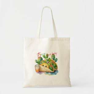 Fiesta Taco 'over Baby shower Schattige Leuk Moder Tote Bag
